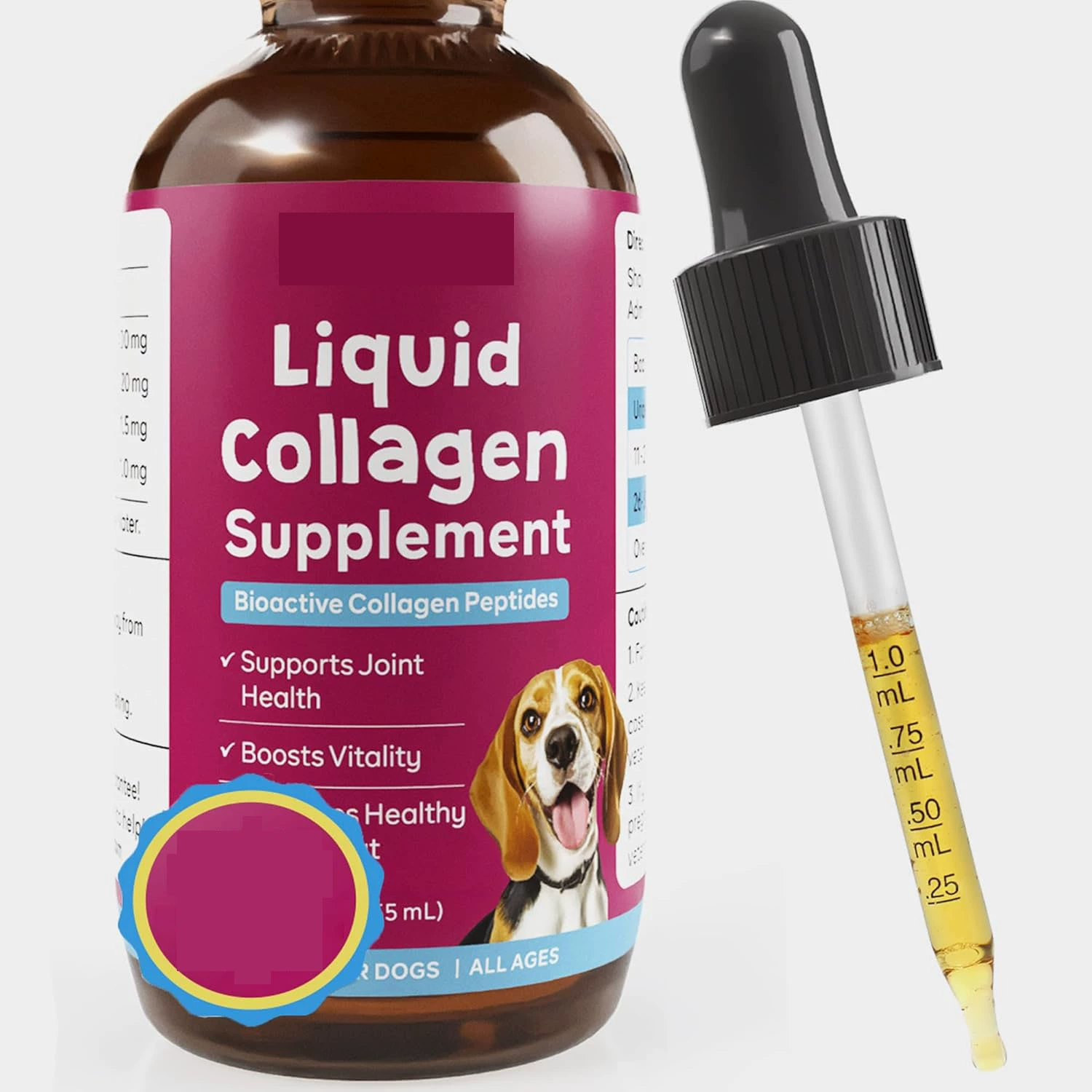 Горячая продажа коллагеновых капель для собак оптом от производителя, возможен OEM.