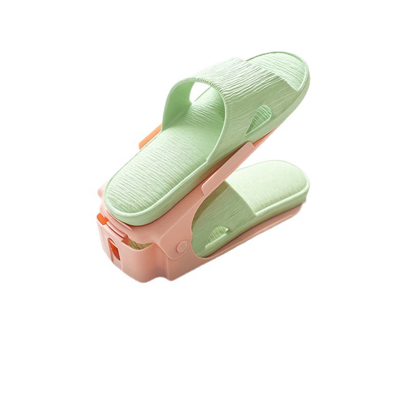 Estante de zapato de almacenamiento ajustable de doble capa de soporte de zapato de soporte de zapato de almacenamiento de artefactos mágicos de zapato estante de partición de capa