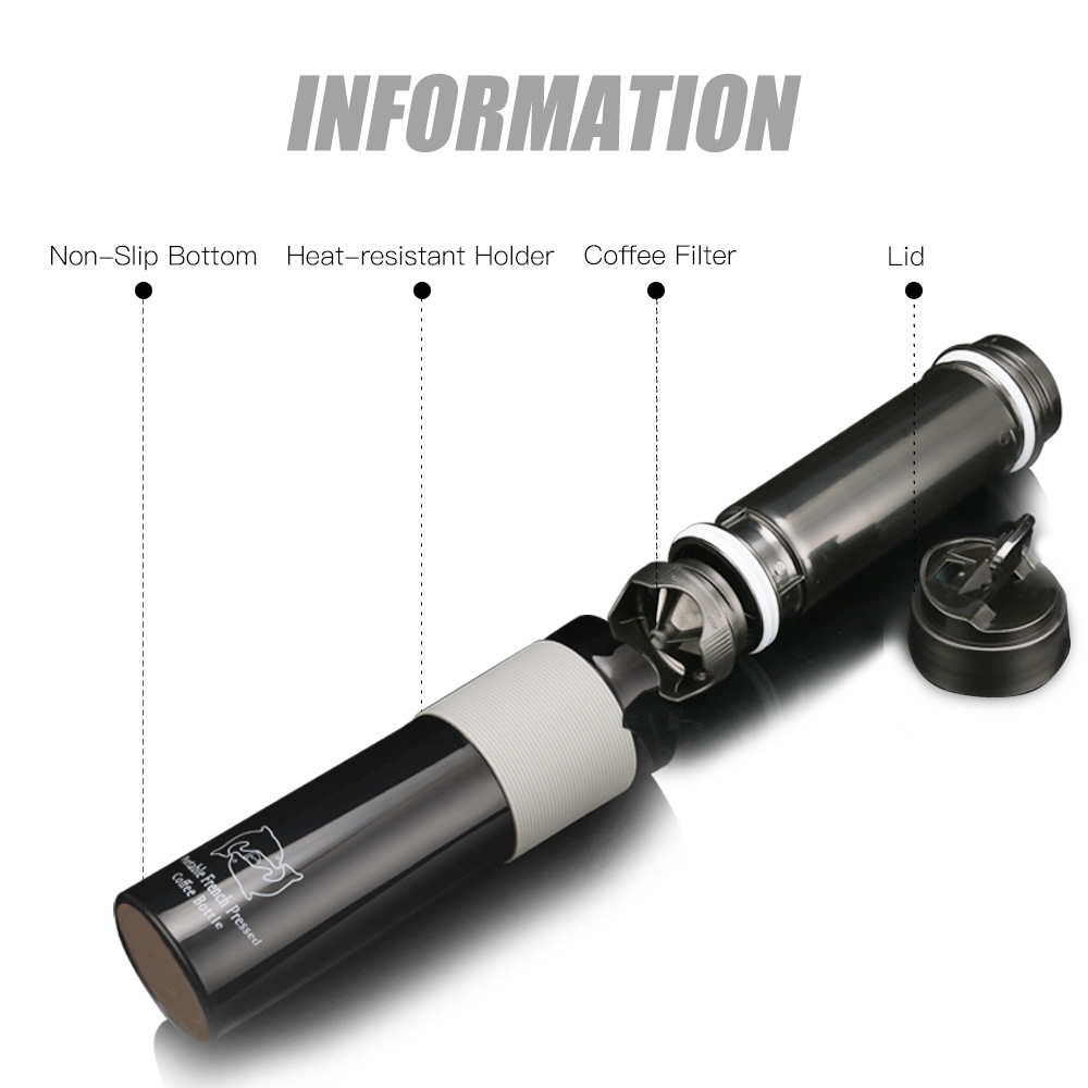 French Press Travel Mug