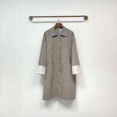 英倫風春夏新作長袖クラシック立体ツイル