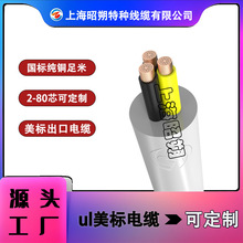 美标电缆UL2501_600V_105℃_柔性阻燃 bvr多股软铜丝厂家现货直销