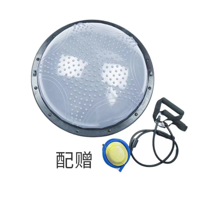 58cm semicírculo equilibrio bola engrosada a prueba de explosiones bola de velocidad de onda 46cm yoga hemisferio pilates fitness yoga pelota