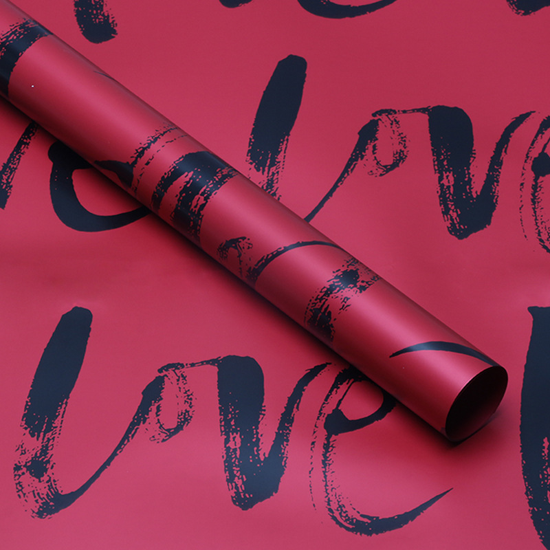 Rojo vino; 57 * 57cm20 hojas / paquete