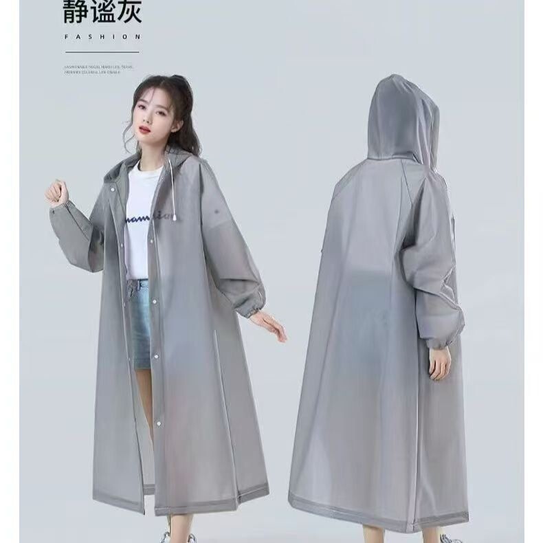 Ultra-Thick Non-Disposable Raincoat, Portable Long Rain Poncho, Durable Outdoor Raincoat, Full-Body Protection Against Heavy Rain, Lightweight, Cross-Border