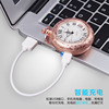 Creative New Products Boutique Retro Pocket Watch USB Rechargeable Lighter Fashion Pendant Electronic Cigarette Lighter Gift Box