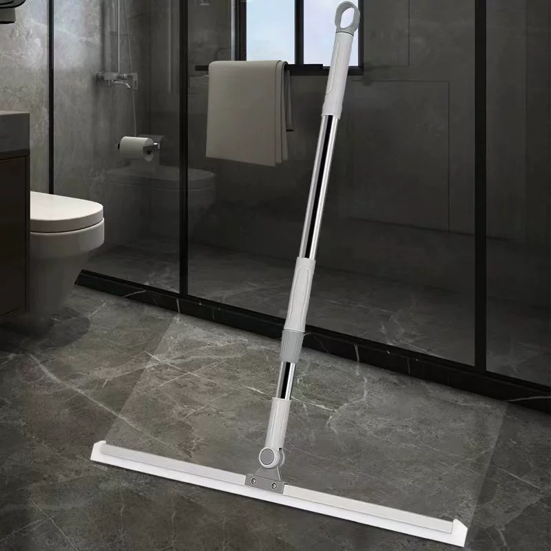 Силиконовый скребок для ванной, выдвижной скребок для пола, волшебная метла для домашнего использования, легкий инструмент для уборки пола.