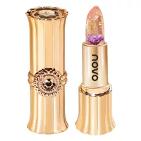 NOVO Flowers Теплый Бальзам для губ стойкий антипригарный чашка не выцветает увлажняющий Макияж Губная помада белого цвета