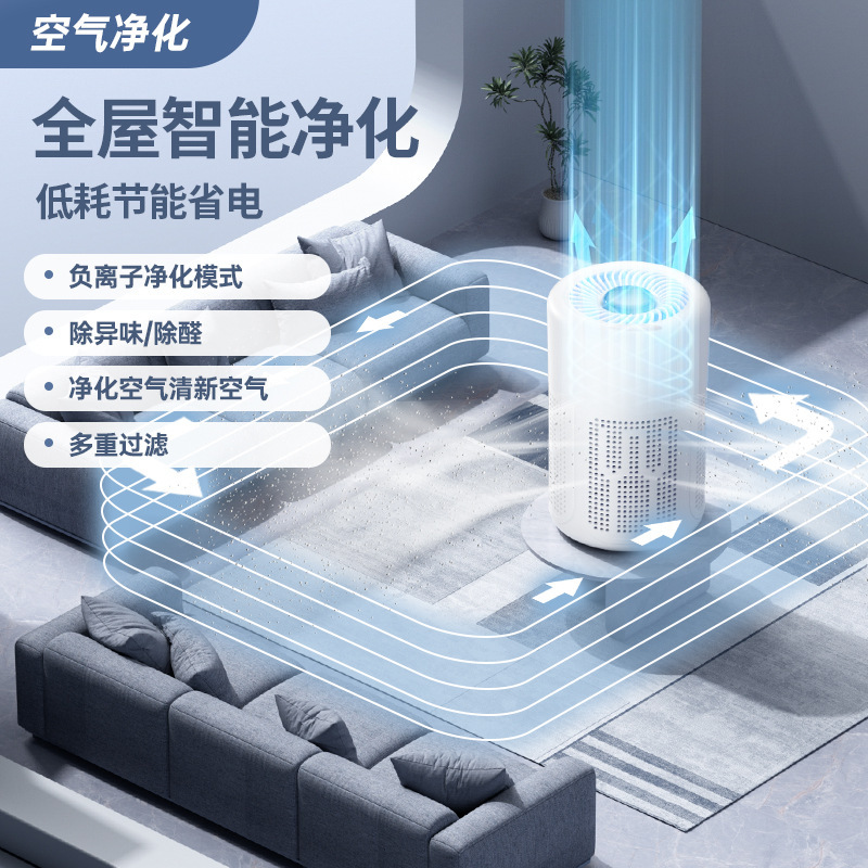 Amazon クロスボーダー USB 空気清浄機マイナスイオン家庭用空気ホルムアルデヒド除去臭気フィルター屋内消臭|undefined