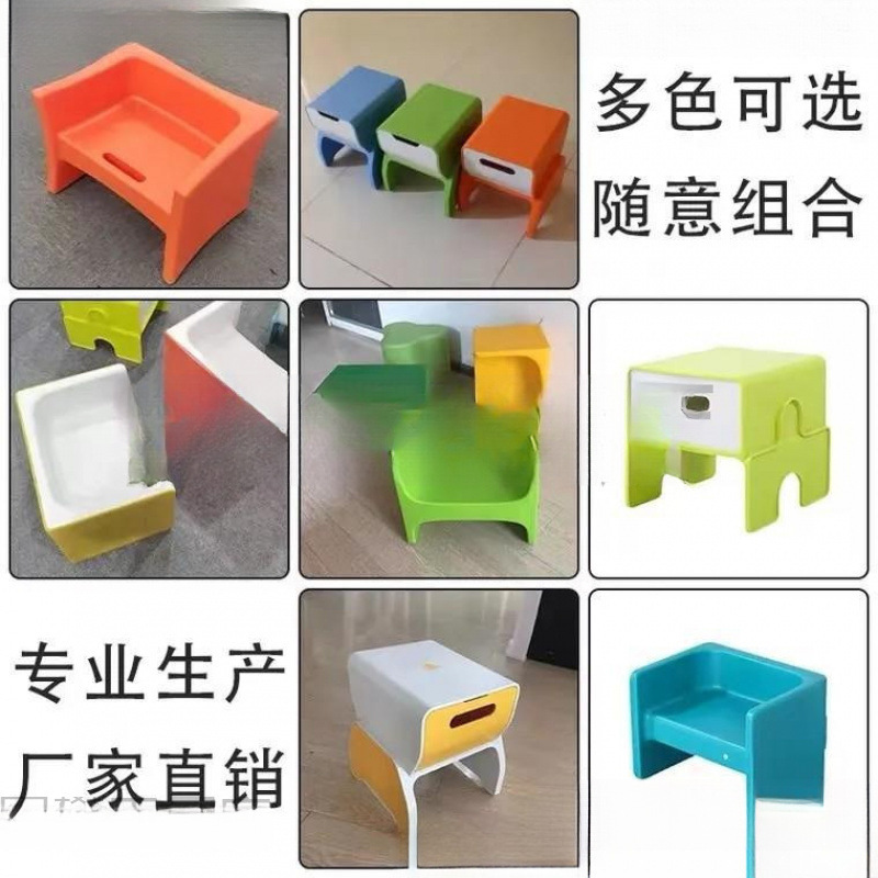 Wooden Stool Plastic Hexahedral Stool Drawer Injection Molding Chorus Multifunctional Activity School Music Classroom Music Stool