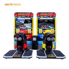 工厂批发模拟游戏机32寸42寸双人竞赛摩托赛车机商用引流摊位机