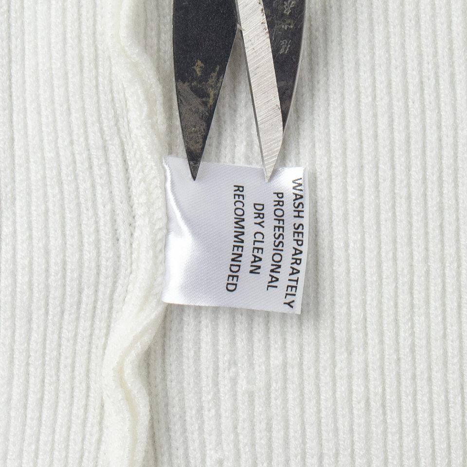 Bộ áo cardigan dệt kim khóa kéo phối quần dài ống rộng nữ — màu bột yến mạch, màu nâu, màu xám, trắng chi tiết 31