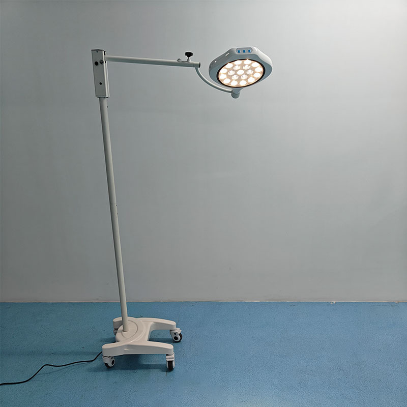 lámpara LED móvil de cinco agujeros quirúrgica vertical médica sin sombra lámpara de iluminación de exportación de comercio exterior lámpara quirúrgica de luz fría