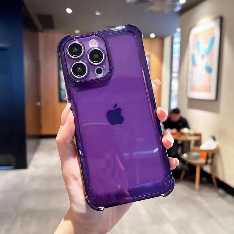 iPhone17四隅エアバッグ落下防止、Apple17ProMax対応、16透明エア保護ケース15|undefined