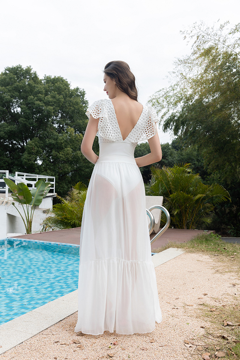 Women's Solid Color 1 Piece 2 Pieces Set Bikinis Swimwear display picture 8