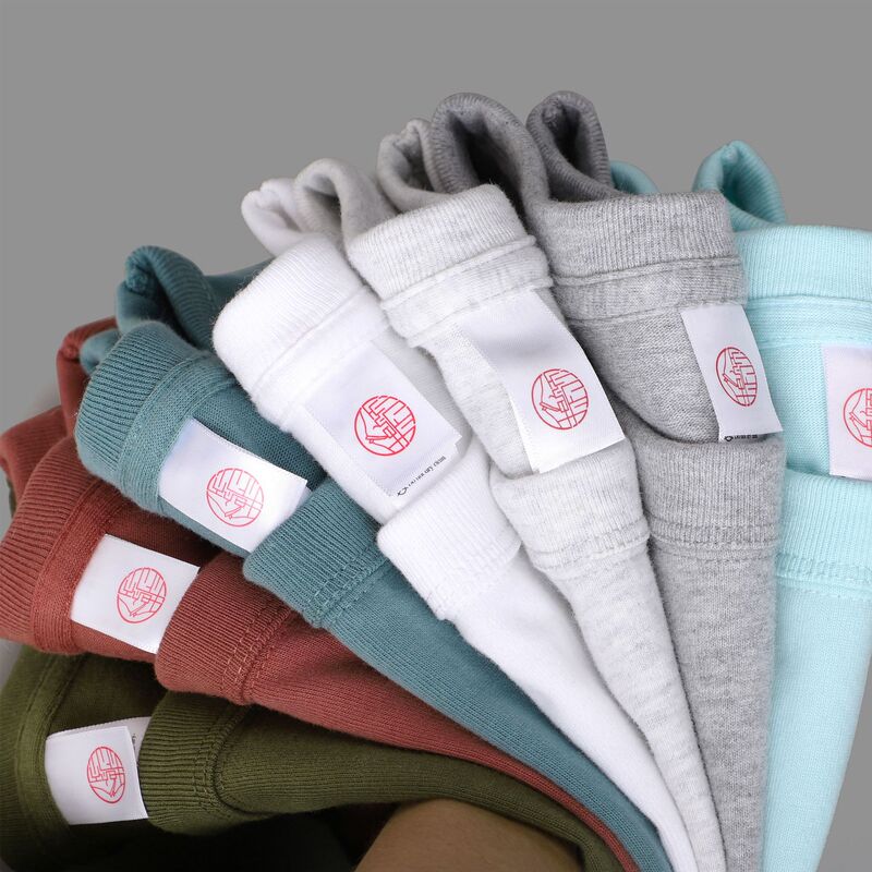 300g White Long-Sleeve T-Shirt for Men, Autumn and Winter, Loose Fit, Solid Color, Brushed, Thickened, Base Layer White T-Shirt, Couple Wear, Thickened and Warm