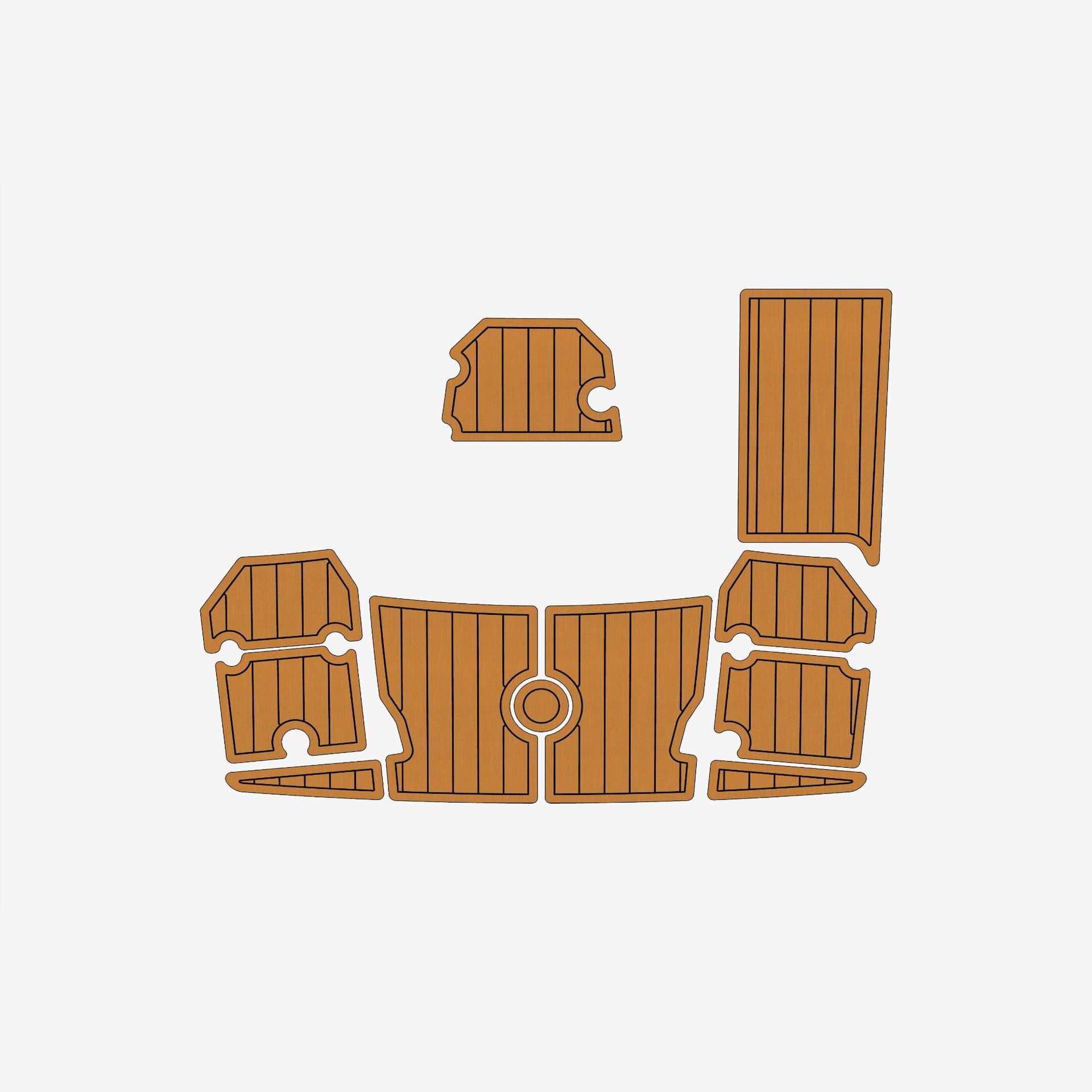 2018 Monterey 214 SS Faux EVA teak Marine mat foam Floor