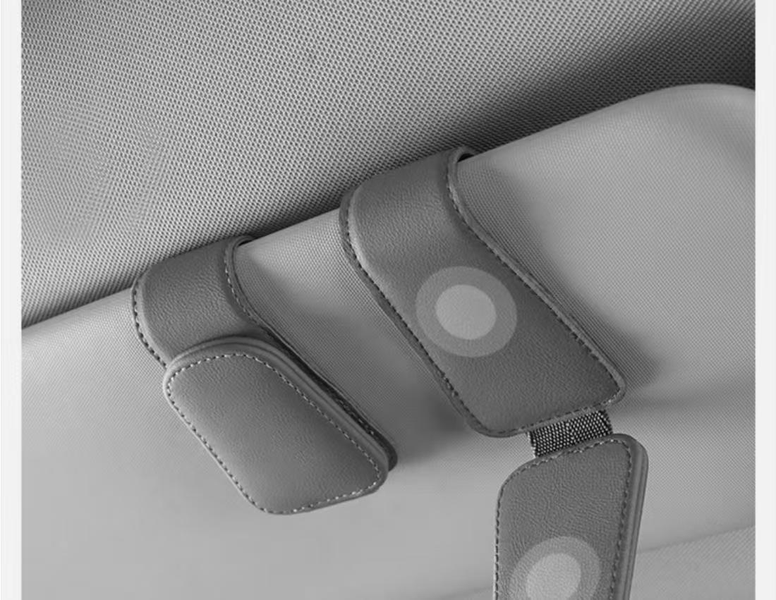 Car glasses clip sunglasses frame sun visor storage box artifact car driving car sunglasses multi-function clip