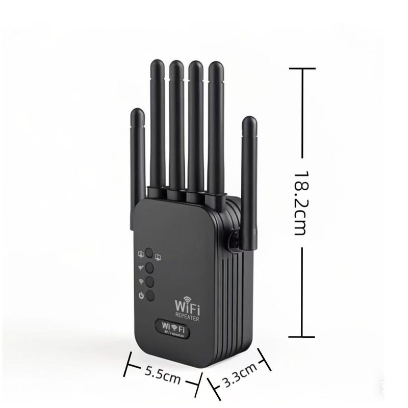 1200M双频增强中继器 无线WiFi信号放大器2.4 & 5.8G大功率AP路由|undefined