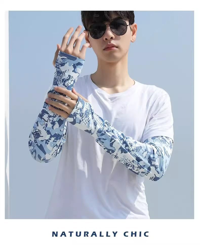 Men's Long Sun Protection Sleeves - Image 5
