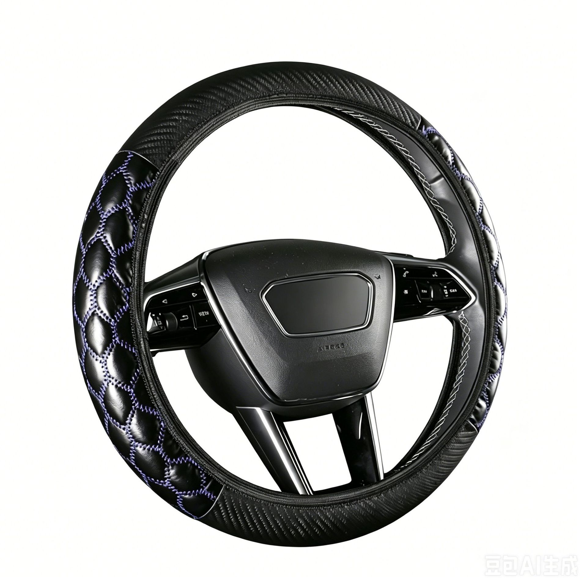 2026 New Model Car Steering Wheel Cover for Export, Cross-Border Suv, No Inner Ring, Popular Model, Universal for All Seasons