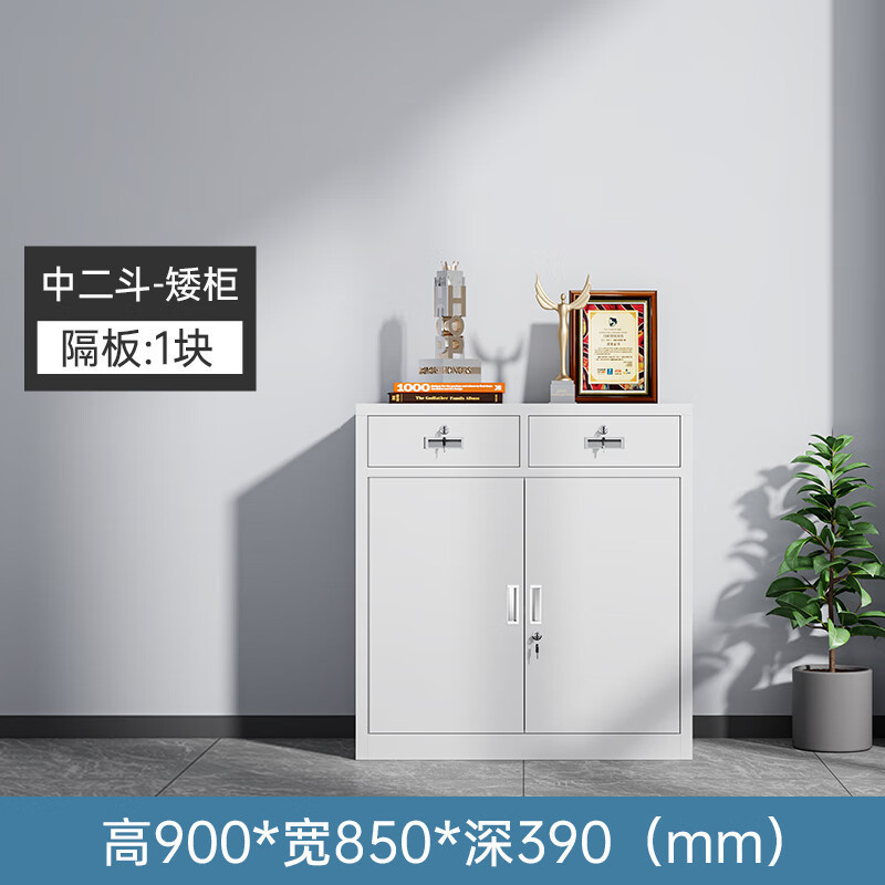 办公文件柜铁皮柜档案柜资料柜带锁矮柜储物柜财务抽屉凭证柜简约|undefined