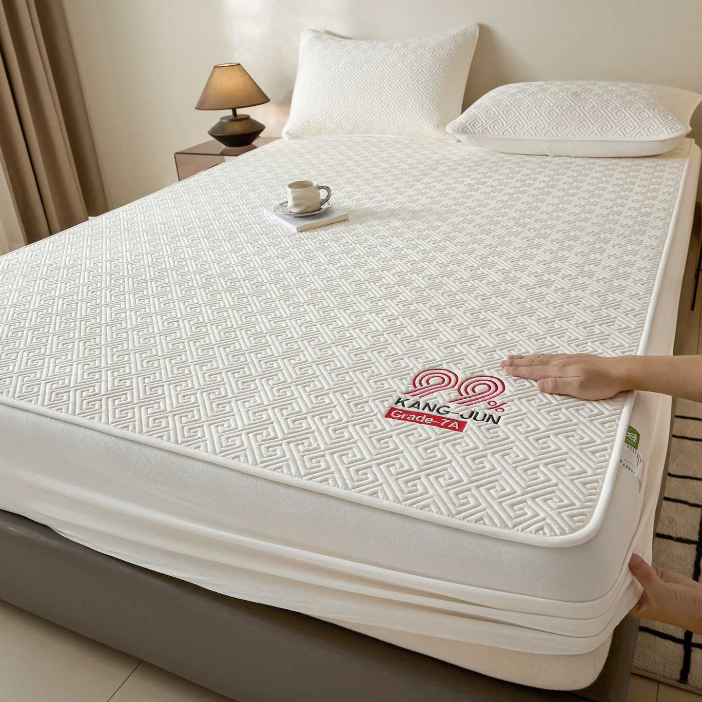 Yimengya Class a Quilted Bed Sheet Cover 5 New Four-Season Universal Bed Cover All-Inclusive Thickeneded Mattress Protector Bed Cover