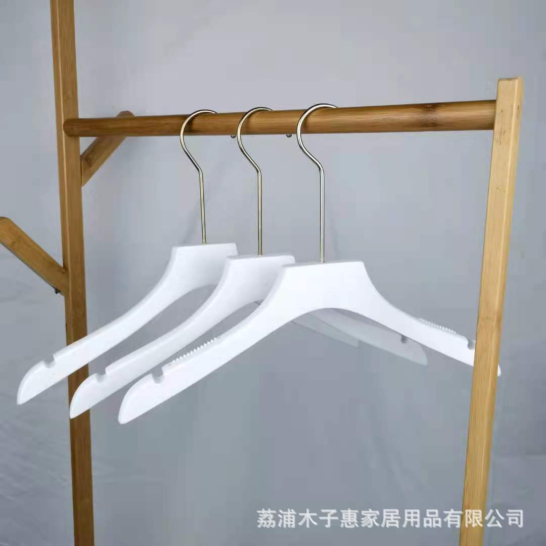 无痕防滑西装大衣实木衣架服装店酒店西服宽肩男装女装衣架豪华架