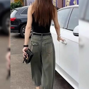 Pants Classical Style Cloth/Cotton Pants Summer Large Size Pear Shape New Slimming Nine-Point Pants