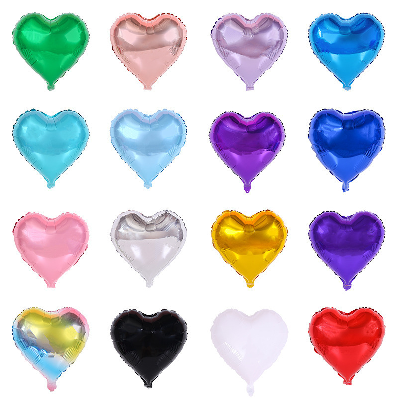 Amazon 32 inch oversized love heart aluminum film floating air ball wedding room decoration heart-shaped balloon Amazon 32 inch oversized love heart aluminum film floating air ball wedding room decoration heart-shaped balloon