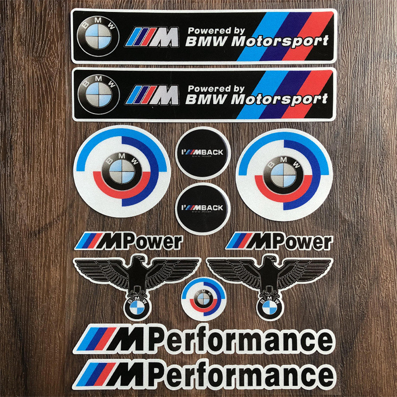 모델 B BMW 반사 스티커 고급 소재