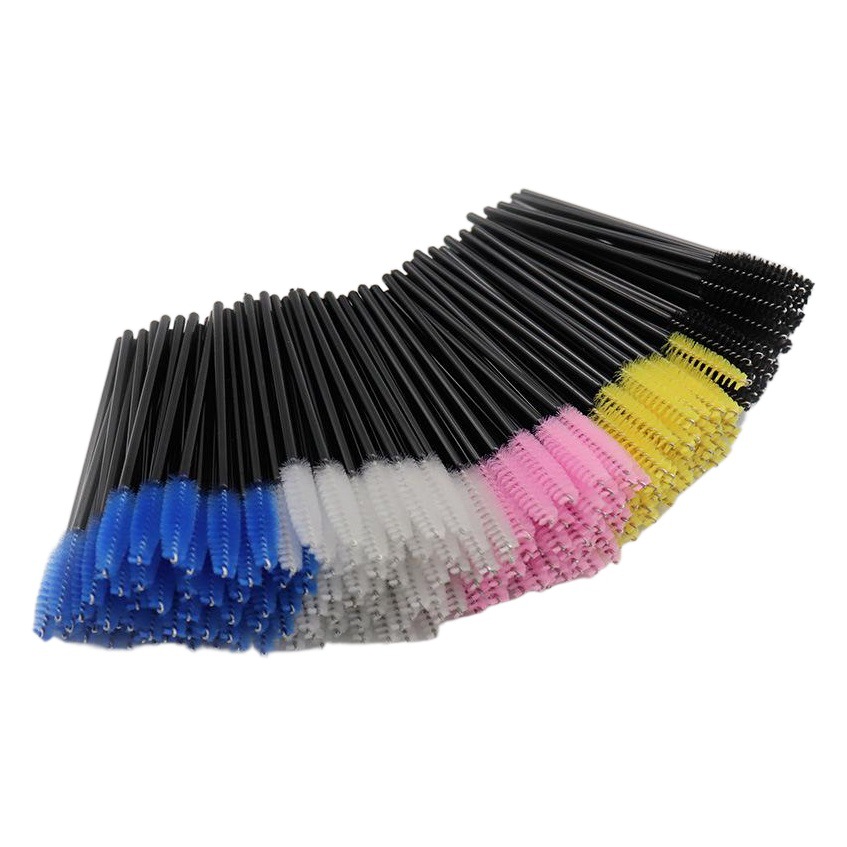 Disposable Eyelash Brush Cross-Border Wholesale Eyelash Comb Eyelash Comb Threaded Small Eyebrow Brush Makeup Tools Wholesale