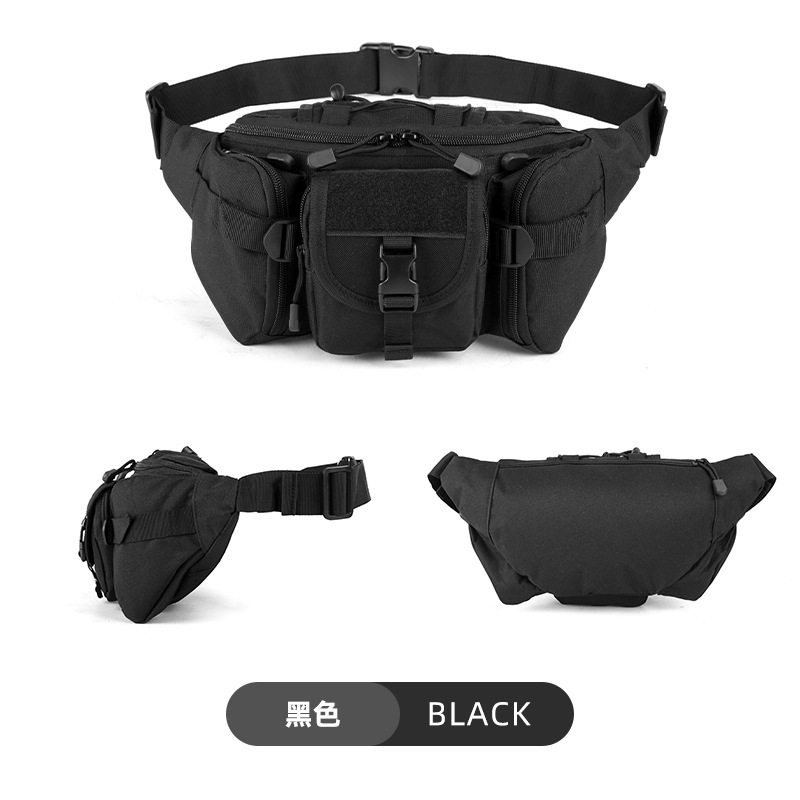 Multifuncional al aire libre triple bolso de cintura 6l militar fan tactico bolso de pecho impermeable hombro mochila deportiva de senderismo de bicicleta