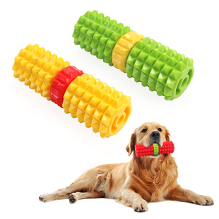 Large Size Molar Stick Tpr Soft Rubber Bite-Resistant Venting Sound Dog Chewing Boredom Relief Toy Pet Supplies Cross-Border
