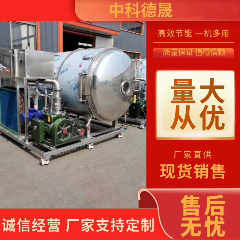 松茸人参中药材商用真空冷冻干燥机枸杞桑葚高端果蔬真空冻干设备