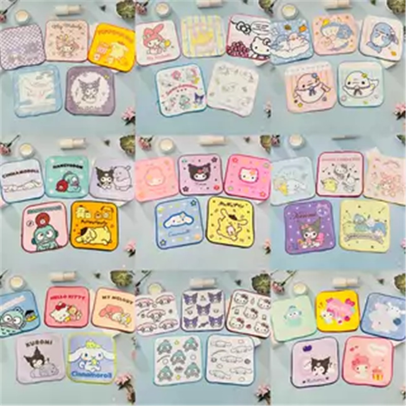 15×15 cartoon cotton square towel for children and babies, cute little hand towel, mini hand towel for kindergarten 15×15 cartoon cotton square towel for children and babies, cute little hand towel, mini hand towel for kindergarten