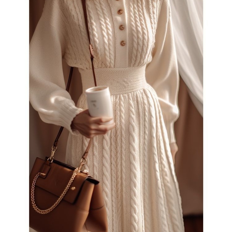 hot pink long sleeve bodycon dress QUINNIE ROUND SCOOP NECK LONG SLEEVE RUCHING DRAWSTRING DETAIL MIDI DRESS main image 1
