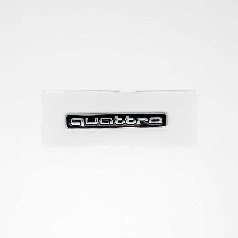 Suitable for Audi A4L Displacement Mark A5A6L Four-Wheel Drive Q3Q7Q5L Modified Grille Rear Mark Number