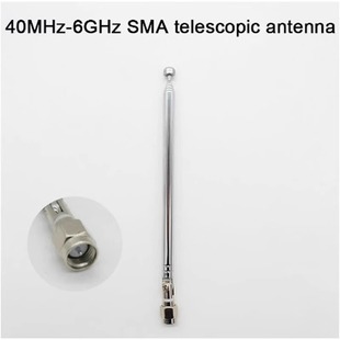 SMA Rod Antenna LimeSDR HackRF Applicable Frequency Range 40MHz-6GHz 50Ω