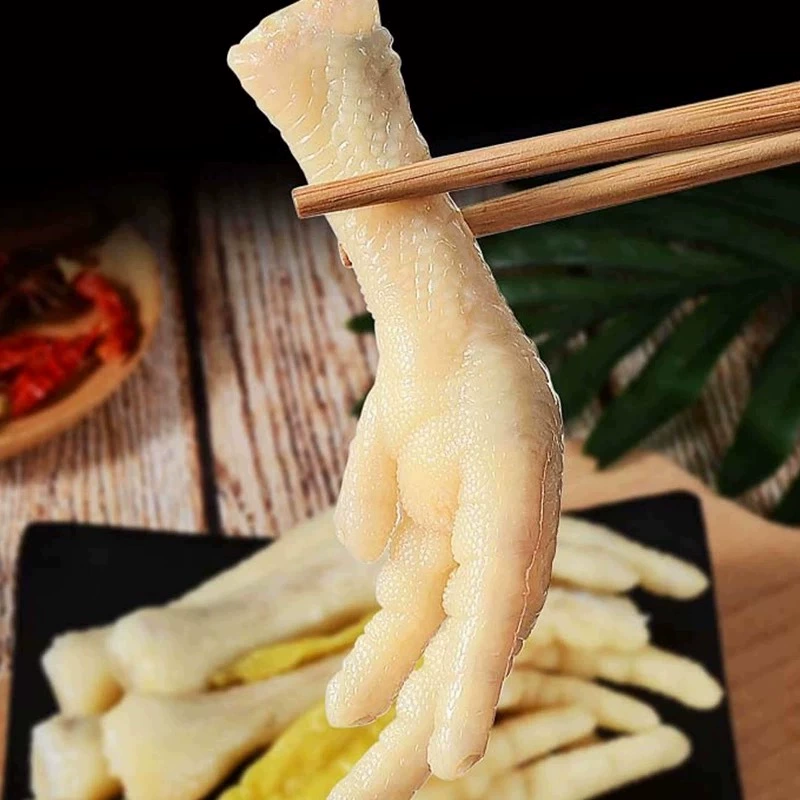 Маринованные куриные лапки с перцем, острый снек, 30 г, чунцинская продукция