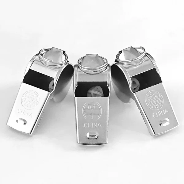 Metal-Edged Whistle, High-Pitched Whistle, Outdoor Survival Whistle, Life-Saving Whistle, Sports Training Whistle, Referee Whistle for Ball Games