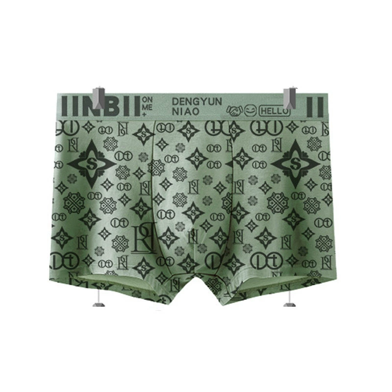Оптовые оригинальные товары, мужское нижнее белье, мужские боксеры, печать головы, Молодежные Дышащие Боксеры, шорты, мужские шорты, печать