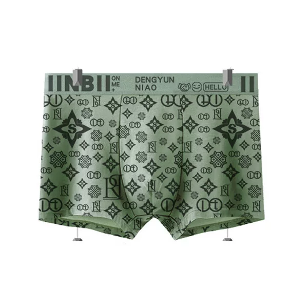 Wholesale genuine goods men's underwear men's boxers head printing youth breathable boys boxer shorts men's shorts printing