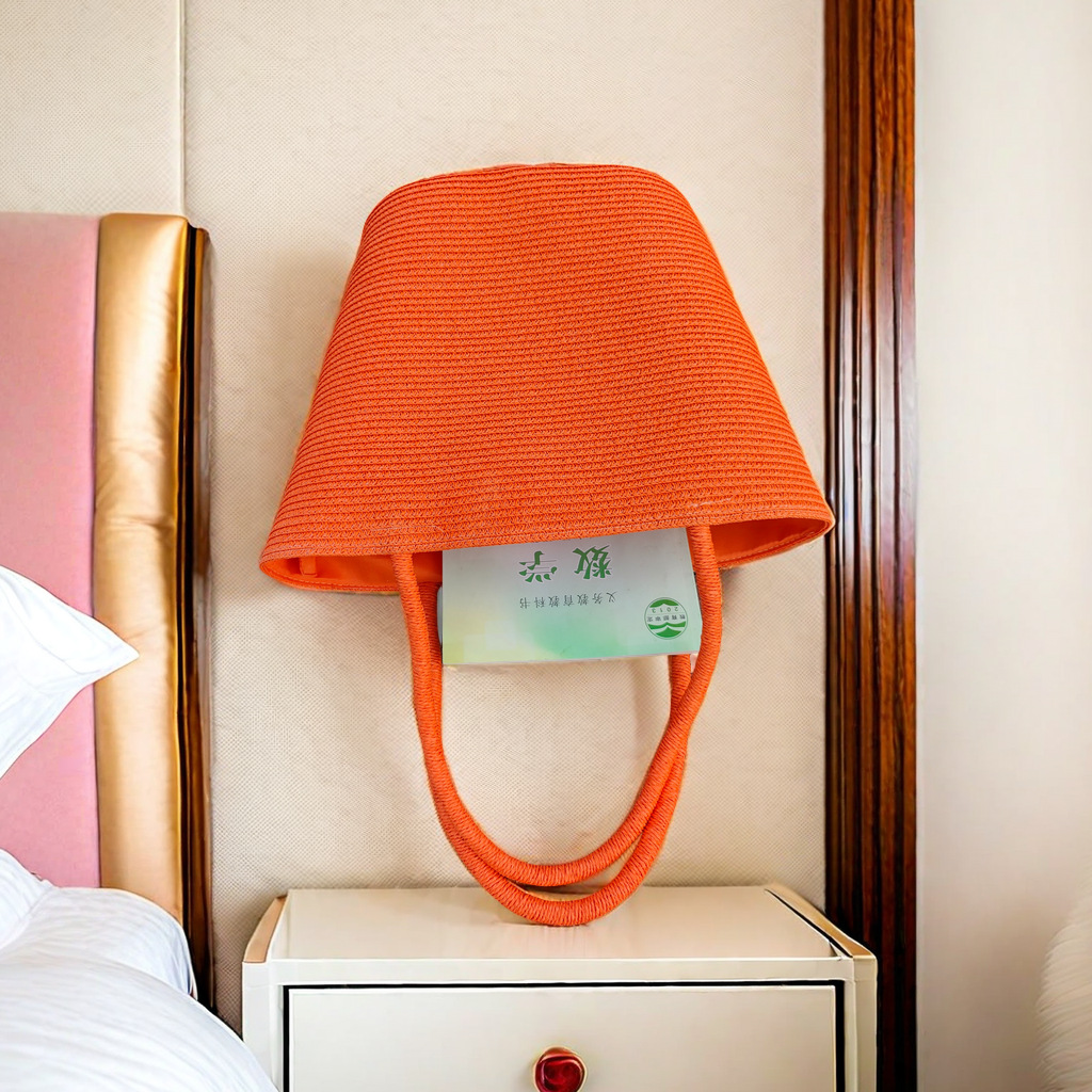 Bolso de paja para mujer, estilo playa, gran capacidad