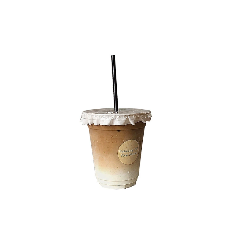 PET cold drink disposable coffee cup 500 ml transparent beer fat plastic star Barry