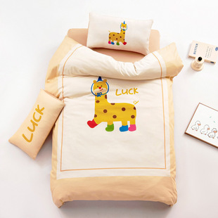 Class a 60-Count Long-Staple Cotton Kindergarten Kidsren's Kit Three-Piece Bedding Set Six-Piece Kidsren's Kindergarten Nap