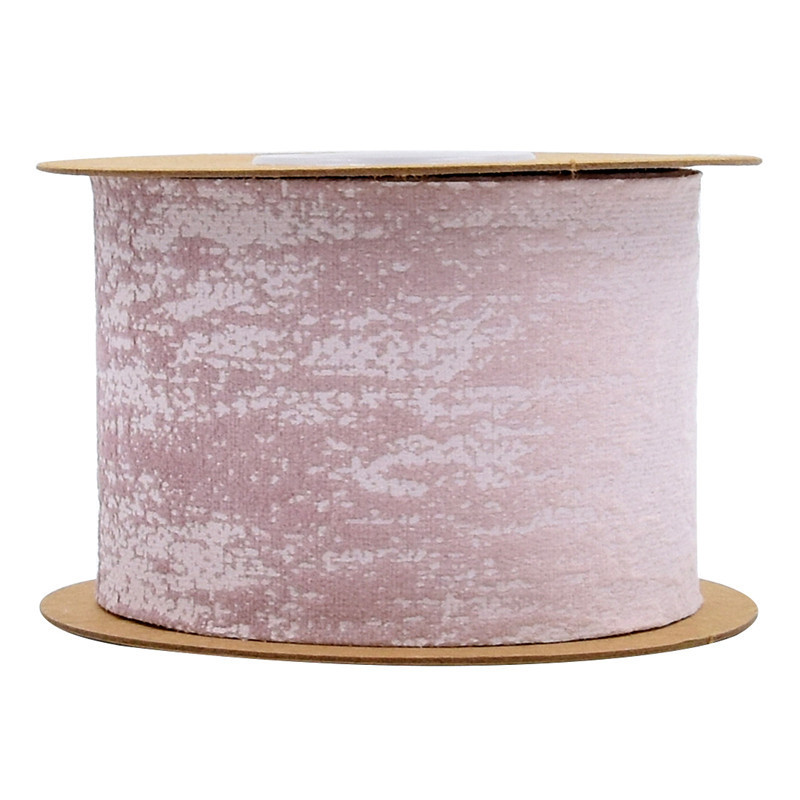 Nuevo color de contraste transfronterizo de tela de terciopelo de gamuza flores de regalo embalaje material de arco hecha a mano DIY cinta 5 metros