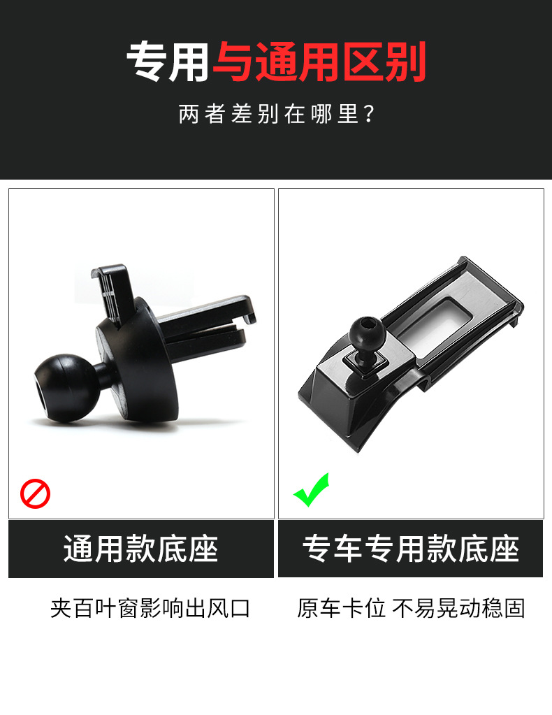Land Rover Defender Range Rover Velar Discovery 4/5 Sport Genesis Car Phone Holder Special Base 23