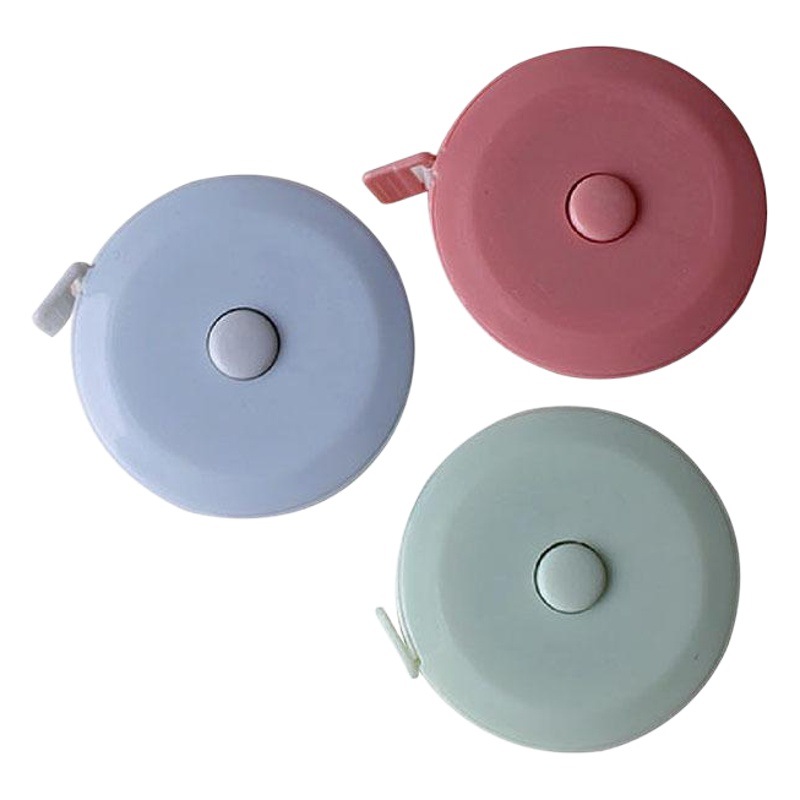 2 M cinta métrica 1,8 m ropa de medición retráctil cinta métrica logotipo impreso mini cinta métrica suave medición británica tres circunferencia altura Sastre regla