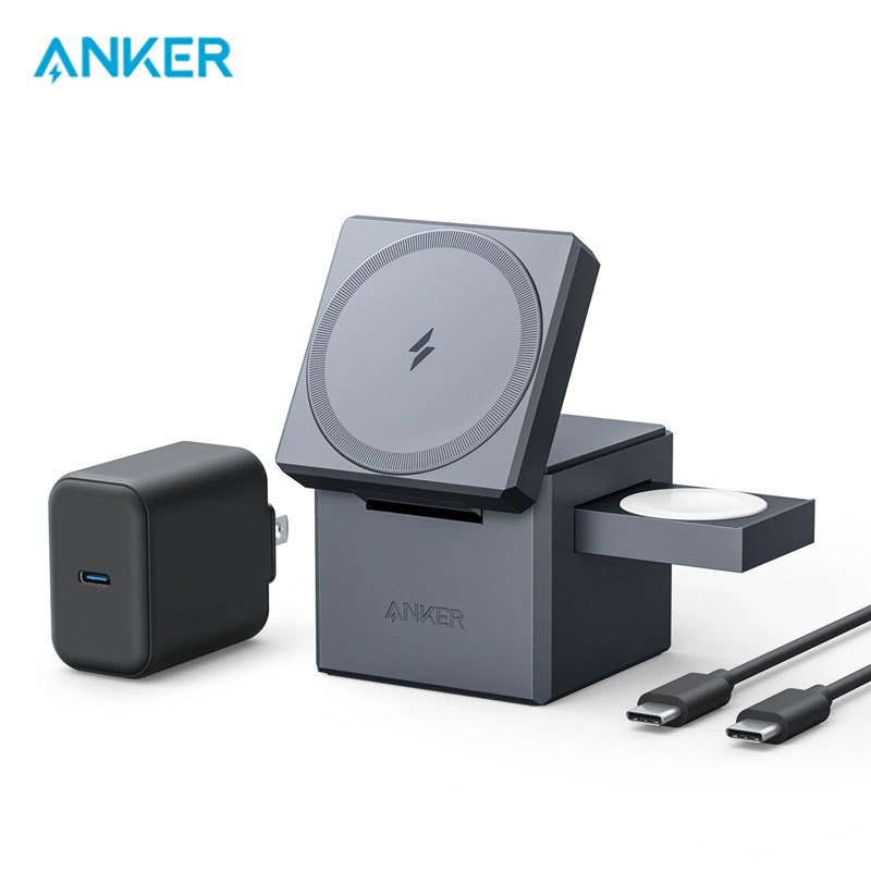 Anker Anker Three-In-One Wireless Charger Base Magnetic Rubik's Cube Magnetic Suction Suitable for Magsafe Y1811