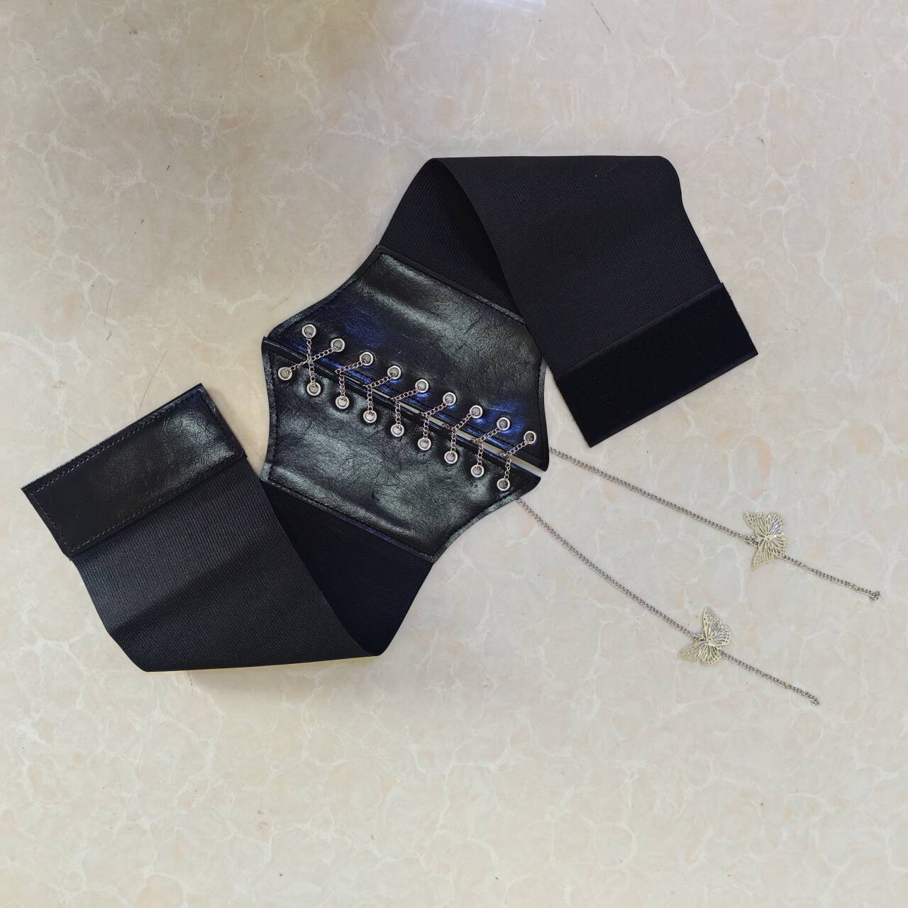 블랙 체인 스트랩 71cm x 19.5cm